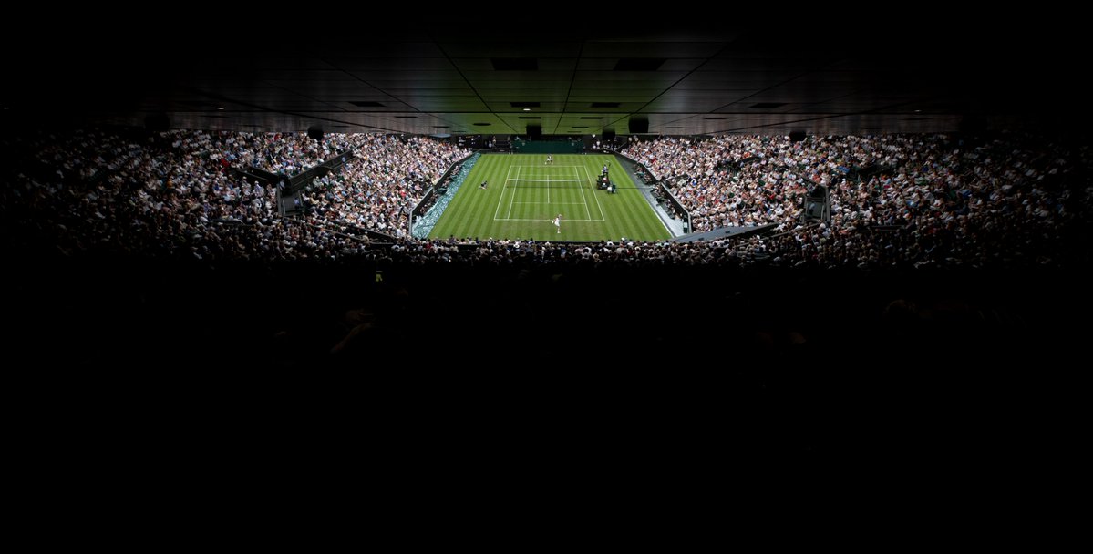 Wimbledon's tweet photo. Centre Court locked in.

#Wimbledon https://t.co/b0dgfBukeZ