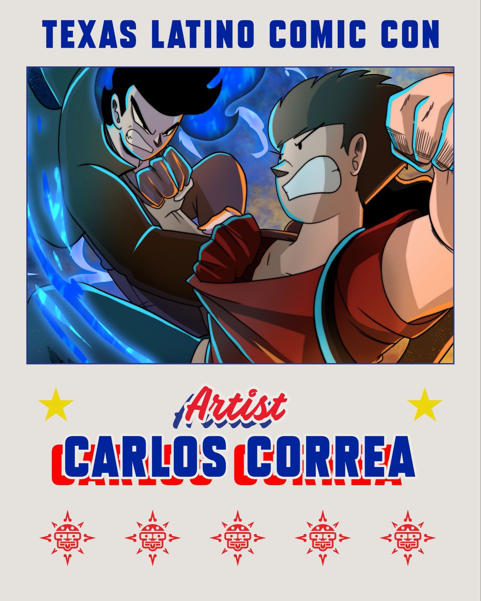 TxLatinoComics's tweet photo. Big news for #TLCC2026! 🔥 

Welcoming artist &amp; Webtoon creator Carlos Correa (@cartoonimation) — the talent behind “The Adventures of Nick Roger”!

Join us Saturday, August 1 at the Latino Cultural Center in Dallas for FREE family fun, art, and creator meetups. 
→ https://t.co/aKZWra2ZaP