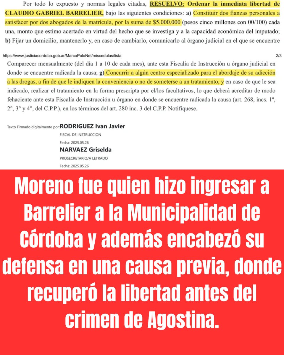 Strip_DelPoder's tweet photo. ⚖️ BIO PROFESIONAL NO AUTORIZADA DE RICARDO MORENO: EL "ABOGADO DEL DIABLO", DEFENSOR DE BARRELIER ⚖️

En esta investigación reconstruimos la trayectoria profesional y política del abogado Ricardo Moreno, una figura que volvió al centro de la escena pública tras su vínculo con Claudio Barrelier 🔎📚. Analizamos su carrera como penalista, sus conexiones con el poder político cordobés y los casos más controvertidos en los que intervino, con especial foco en las decisiones que hoy generan fuertes cuestionamientos públicos.

También exponemos cómo su recorrido profesional estuvo marcado por relaciones con distintos sectores del poder y por la defensa de causas de alto impacto ⚖️🏛️. Desde Striptease del Poder buscamos aportar contexto para comprender el rol que desempeñan determinados operadores judiciales y políticos en expedientes que terminan teniendo una enorme repercusión social.

👉 https://t.co/drQaEgKovi

🗞️ En https://t.co/hlNi051JYj investigamos y publicamos lo que otros callan.
Sin pauta, sin sobres ni sponsors.
Apoyarnos es invertir en controlar al poder real.

💪 Sumate con tu aporte al alias: aportesstripdelpoder
🔗 O suscribite en: https://t.co/tJoqDJ5eSG

#RicardoMoreno #Córdoba #Justicia #Barrelier #Investigación #PoderJudicial #PeriodismoIndependiente