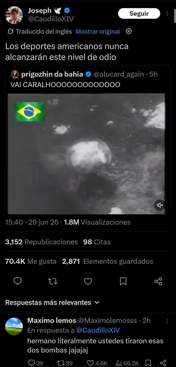 JhonAngals's tweet photo. @LordMurielo Están jugando muy duro al Twitter https://t.co/DssIYYK7cV