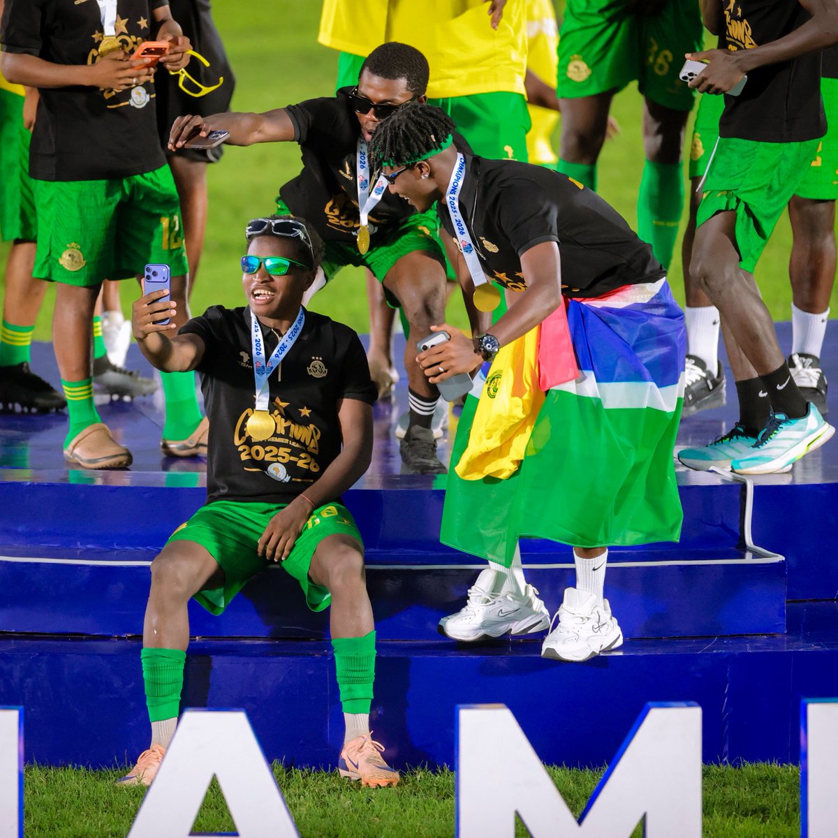 KawowoSports's tweet photo. 🥇Allan Okello celebrates his first Tanzania Premier League title win with @YoungAfricansSC. 🏆⚽🔥

#KawowoUpdates https://t.co/Q75WXFdxSf