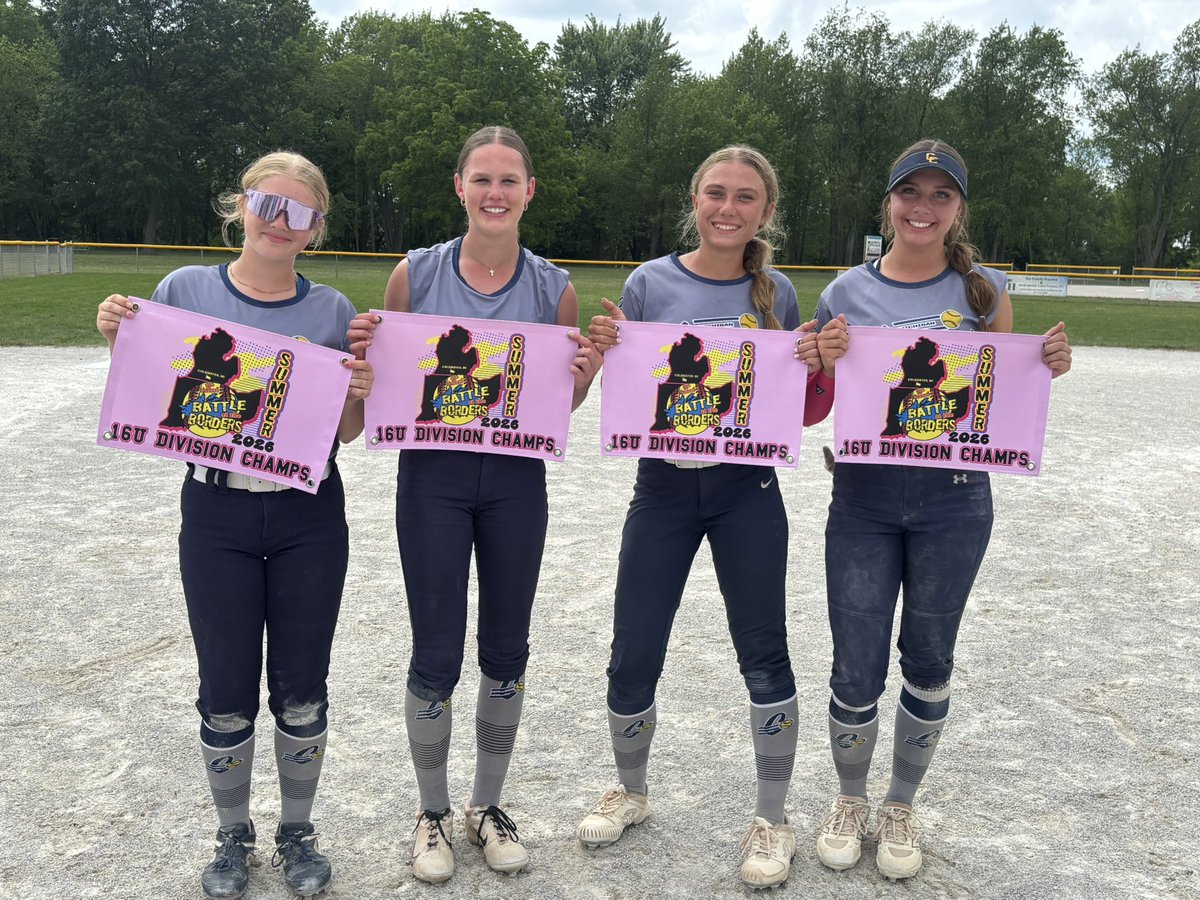 Raell_Bice's tweet photo. Tourney champs!!! 💛💙
Took another win this weekend in Coldwater! Very proud of all my teammates we all played so great and won all are games this weekend. Here are some of my stats 
AVG .476
OBP .558
OPS 1.153
SLG .595
@ClassicsKnapp 
@AC_softball 
@DU_PantherSball https://t.co/h6LIPflQVT