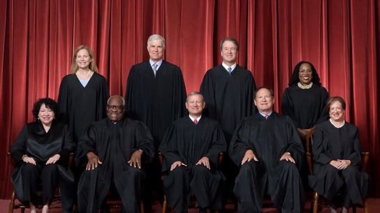 TrueGritNewsMan's tweet photo. @BasedMikeLee 
The Supreme Court is ideological. They just ruled that illegal aliens born in the United States are citizens.

What part of, "... subject to the jurisdiction thereof," do they not understand? 

Most, if not all rulings from the court should be 9-0 if they truly followed the law. But their rulings are always split down ideological lines, always!

Follow the law, not your beliefs. If that were the case, all rulings would be 9-0!