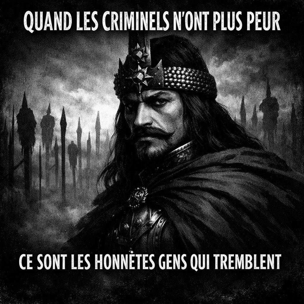 leveilleur77's tweet photo. @franceinfo FAUX 

1456, Valachie.
Vlad III Dracula prend le pouvoir d’un pays ravagé par les Turcs. Orthodoxe protégeant l’Église, il impose une JUSTICE IMPLACABLE :
les empalements.

Et en 1 an, la vie redevient douce... plus un violeur, ni un tueur ne vit dans le pays. https://t.co/1iKsi8bBf9