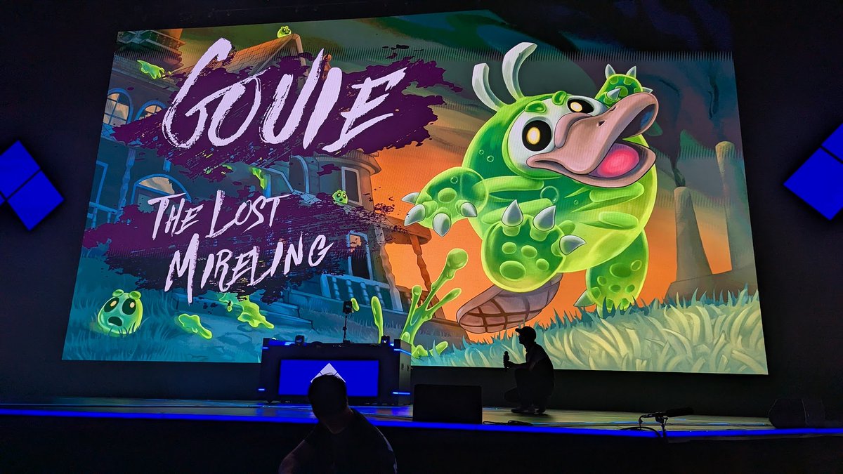 danfornace's tweet photo. Throwback to Saturday night when I crouched down so I didn't block the Gouie trailer for people in the crowd.

I guess you could say that I was... floorhugging. https://t.co/aWLLUaBsa9