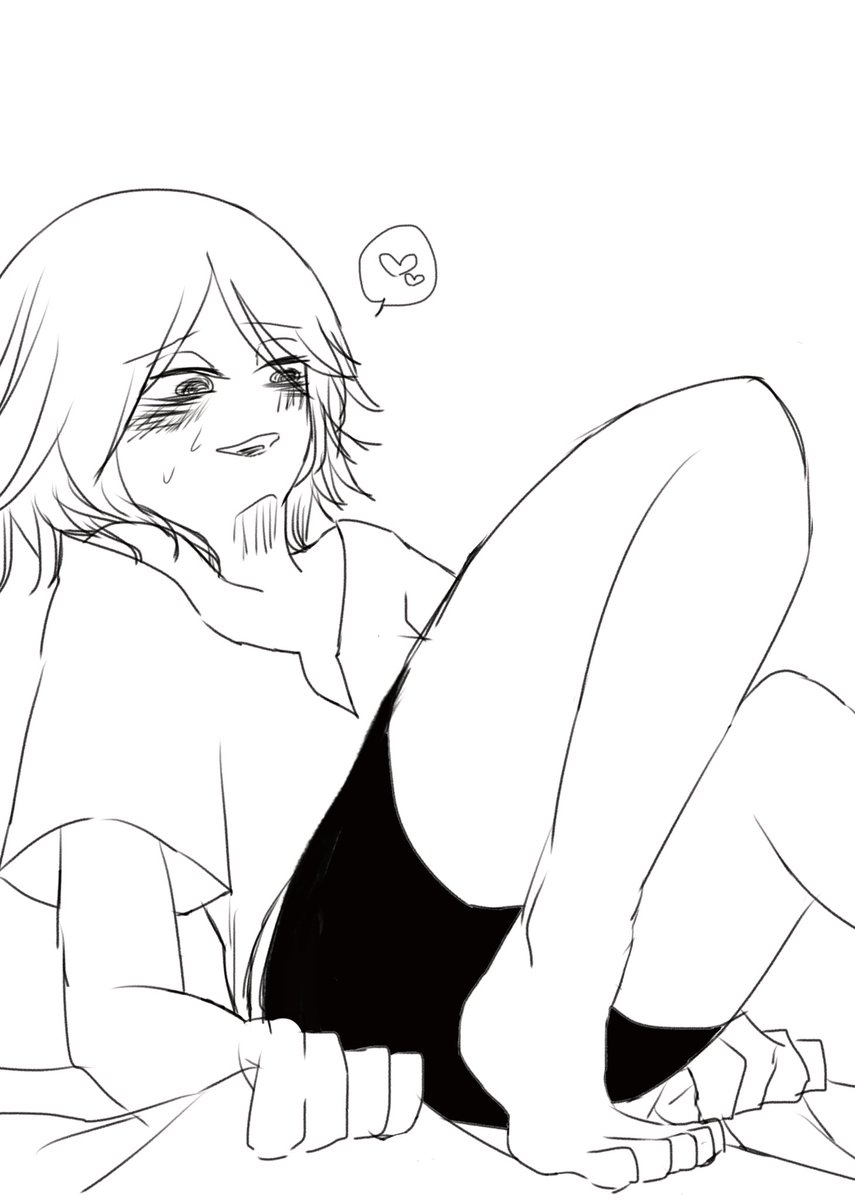 Hikari_origin25's tweet photo. 深夜というか早朝落描き。
色気とはなんぞやの天使組 https://t.co/6Edp15RvpF
