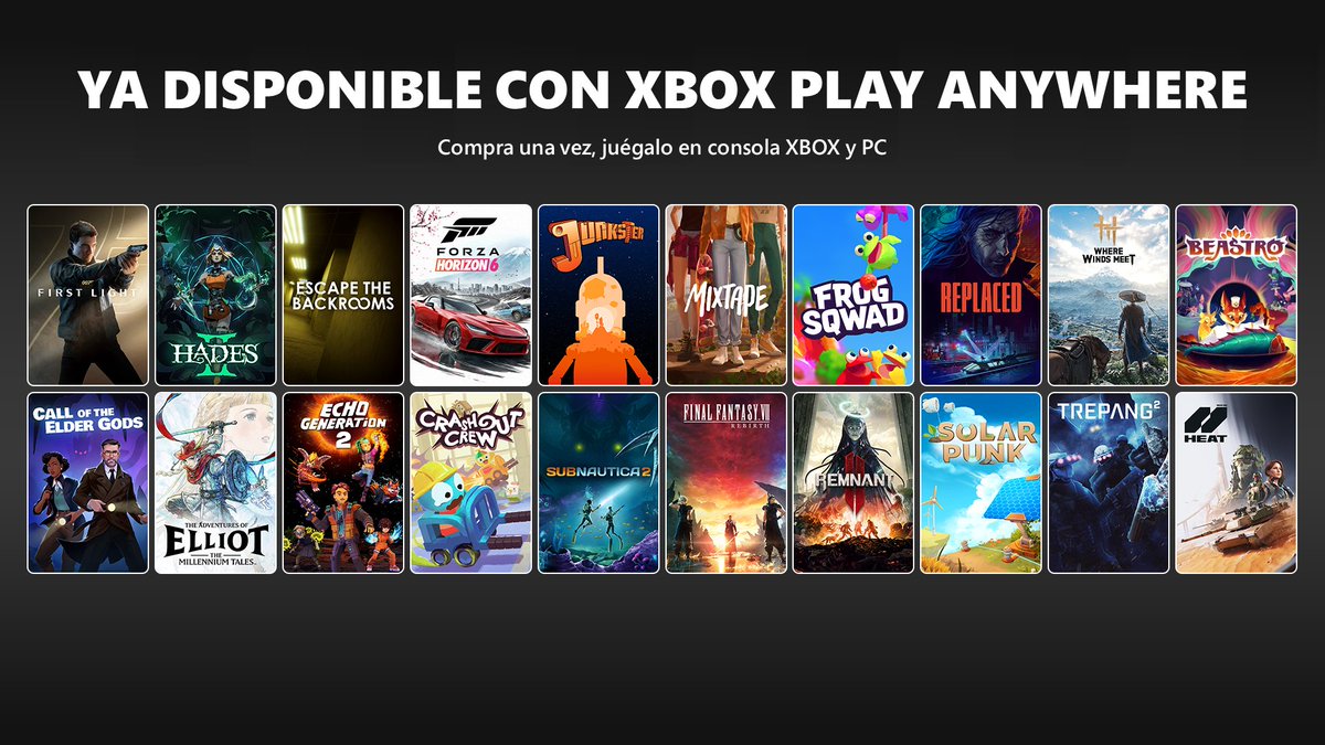 XboxColombia's tweet photo. Lleva tus juegos contigo con XBOX Play Anywhere: https://t.co/Zayx1z9JKZ https://t.co/bXyfARl24r