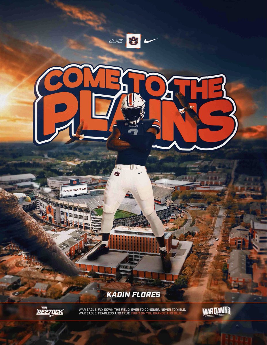 kadin_flores's tweet photo. @AuburnFootball 

#WarDamn! https://t.co/QSd9xmGDRM