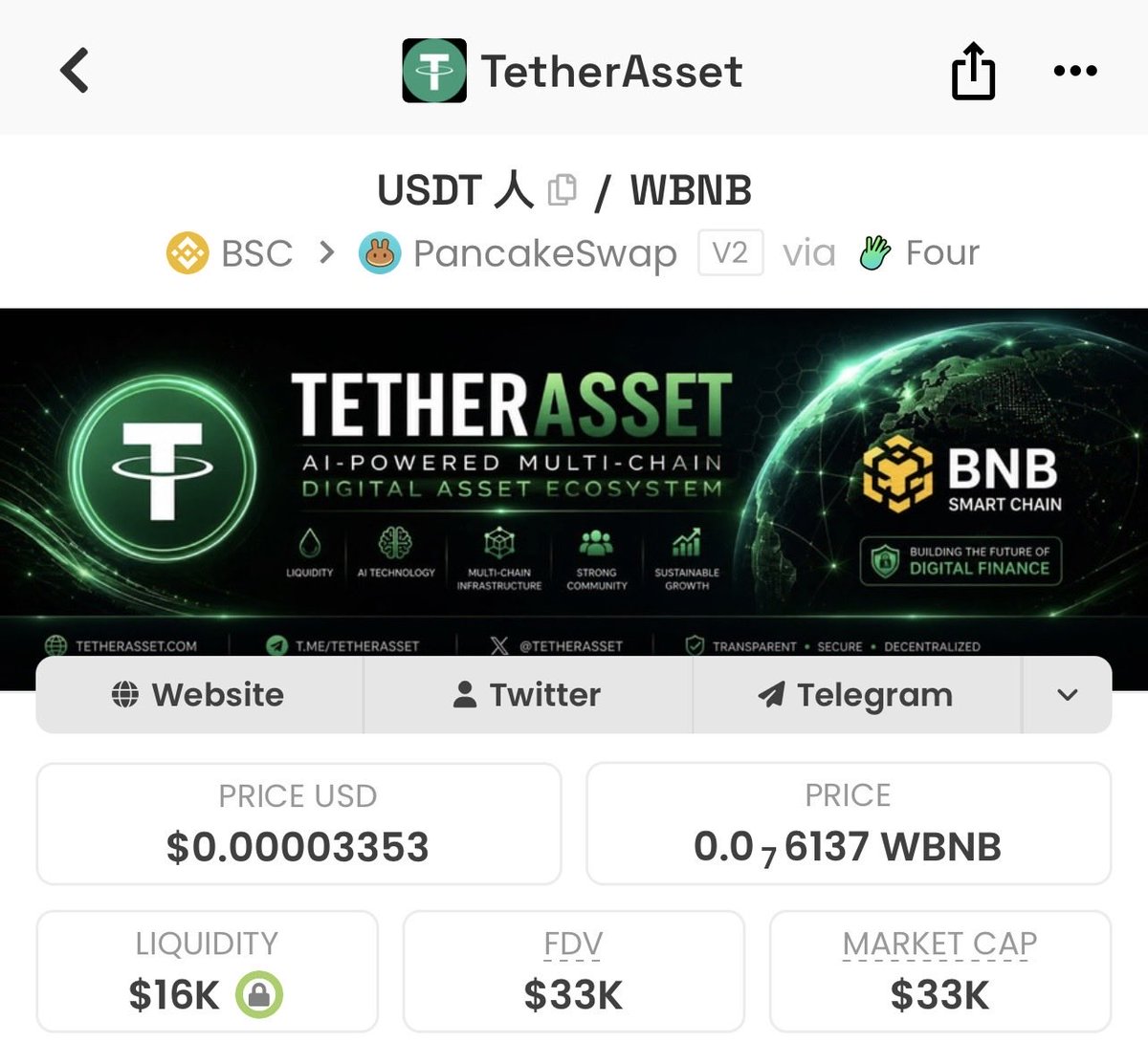 TetherAsset's tweet photo. 🚀 TetherAsset Ecosystem Continues to Expand

The TetherAsset ecosystem is growing into a multi-chain digital asset network focused on liquidity, blockchain payments and community-driven innovation.

Our ecosystem now spans multiple blockchain networks while introducing new ecosystem assets designed for different purposes.

🌐 Live Networks

🟢 TRON
TetherAsset
TL5ZiLhLBdFczRaeWH7ojikejWk3wjCc7o

🟡 BNB Chain
TetherAsset
0xE6Be8911FbfCB2ab03Ab32B3fA84fE61D31b4444

🟣 Solana
TetherAsset
H8qwYSWapExD4tTyyMZUnGbdPw27WxwjdTXuRmNspump

🐂 The Black Bull (ANSEM)
Official TRON ecosystem asset
TEDQP9wirE6NaFj25o186MG5FxRMh8LseM

Ecosystem Vision

✅ Multi-chain deployment

✅ Community-driven development

✅ AI-powered ecosystem

✅ Cross-network liquidity

✅ Long-term infrastructure

✅ Future payment and settlement solutions

The ecosystem is designed to continue expanding while remaining transparent and accessible across leading blockchain networks.

🌐 Website
https://t.co/IvXhLrtldW

📚 Documentation
https://t.co/gObkEiPLRY

🐦 X
https://t.co/VOIIcSbfIR

💬 Telegram
https://t.co/OPUmjOuD2M

#TetherAsset #TRON #Solana #BNBChain #Crypto #Blockchain #Web3 #DeFi #AI #DigitalAssets #TheBlackBull #ANSEM