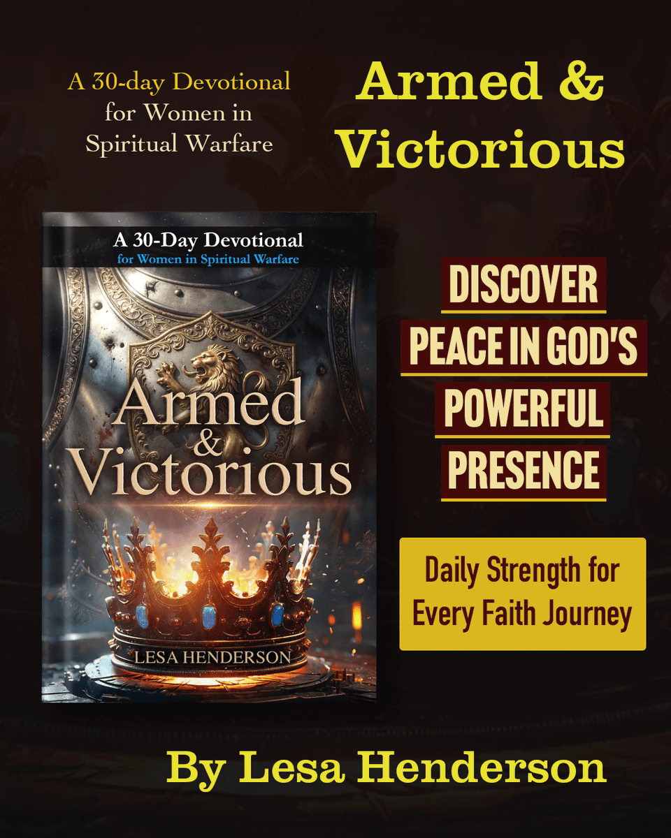 ARTofWriting's tweet photo. Feeling overwhelmed by anxiety, fear, or spiritual fatigue? Discover daily encouragement that helps you stand firm, pray boldly, and walk with lasting confidence. By Lesa Henderson

Available on - Amazon https://t.co/eVxtbEwdlx