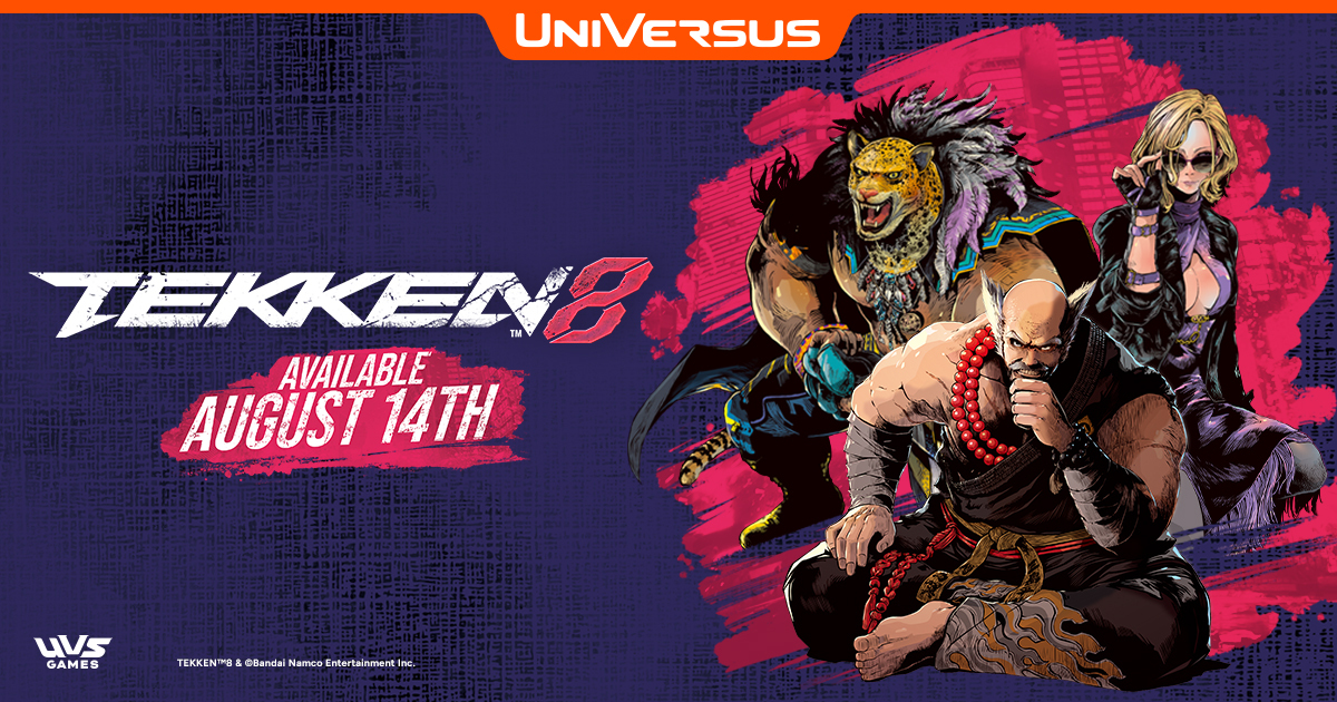 UniVersusCCG's tweet photo. Welcome again to the UVS Games Game Design Team. Bringing you their second Dev Diary for TEKKEN™ 8 joining UniVersus. 🥋
Read along with them as they talk about the new card type making its way to the battle. It's time to enter the Arena!
https://t.co/E5RFkTotXy https://t.co/8G5TKUgQkT