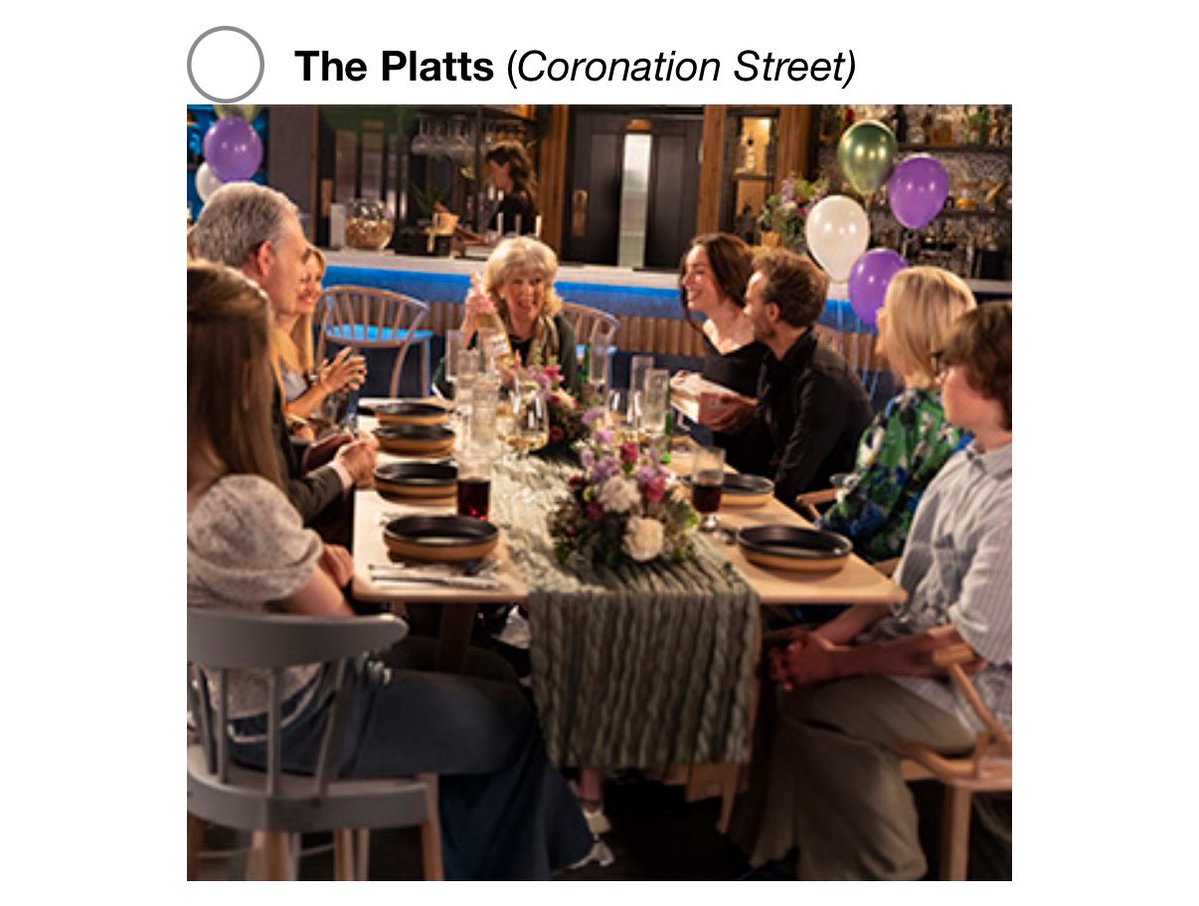 ilovelucyfallon's tweet photo. PLS vote TINA and the PLATTS!!!  @itvcorrie @insidesoapmag 🥰🥰 #corrie https://t.co/djD1avVfgk