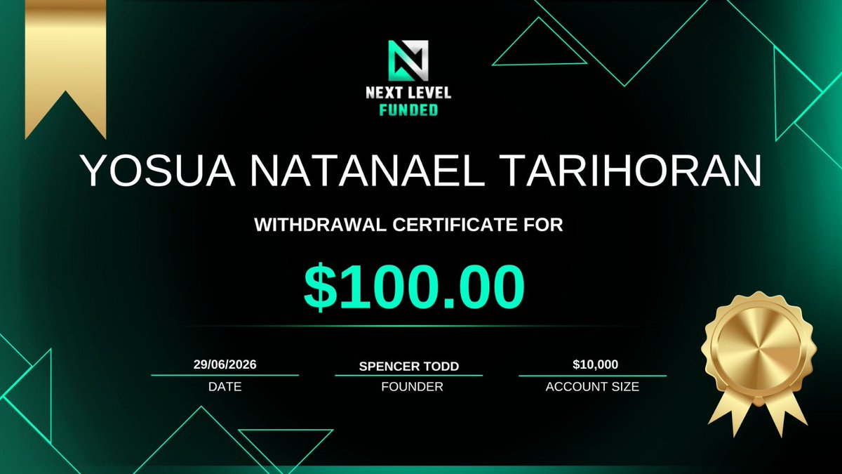 NextLvlFunded's tweet photo. The best proof a prop firm can show?

Traders getting payouts.

Congratulations to today's NLF payout recipients. Keep building. https://t.co/rPdbHxk6ep