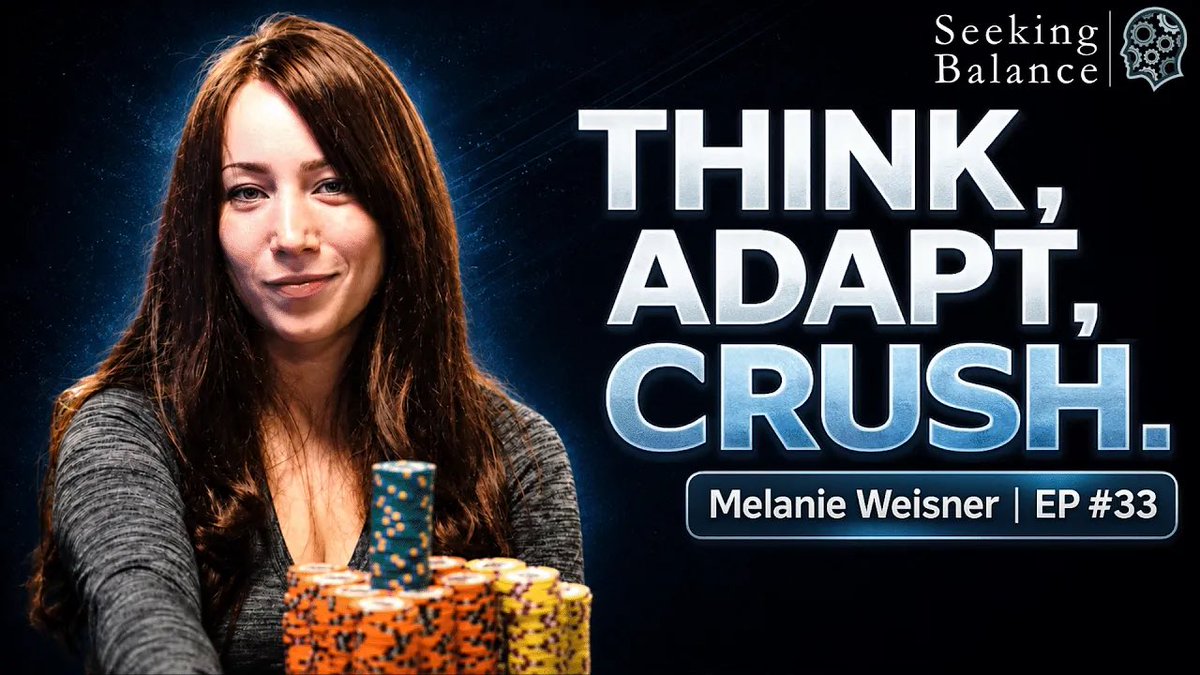 melanieweisner's tweet photo. The full episode of my podcast with @jaredalderman is out! It’s a deep dive into the mental game: the struggle of getting out of your own way, turning cognitive biases into advantages, and much more

https://t.co/kRC6EYUydJ https://t.co/qfZWXz66LW