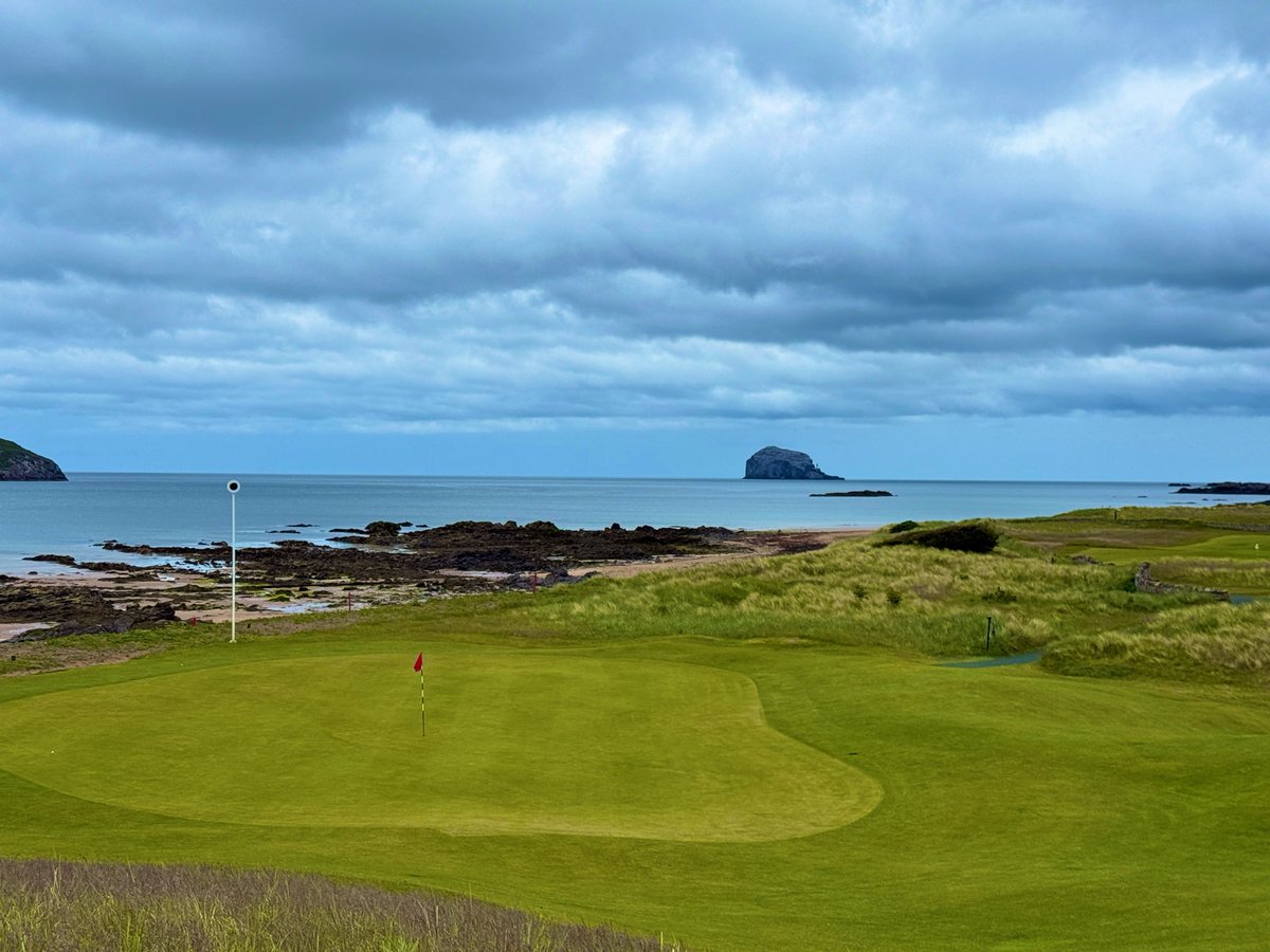 Top100Rick's tweet photo. North Berwick Golf Club 
#25 World Top 100
1832 - Old Tom Morris, Strath, Sayers
$425 USD 

I’ve been blessed to walk most of the great golf courses of the world. 

I’d put North Berwick with places like Cypress Point, Royal Melbourne, Augusta National, Tara Iti, and The Old Course as the best walks in golf. 

Is it the best 18 holes? No. It starts off with 2 world class golf holes. But then enters of a stretch of very good golf holes. Inland, fun golf holes, but not holes you will write home about. 

But as you make the turn, things change. Hole 9 brings you to the sea. And then things just get crazy. 

It’s just hole after hole that you will never forget. Not a single sleeper and a bunch of the most interesting golf holes in the world. 

Bass, Pit, Perfection, Redan, Gate (The Biarritz), Point Garry, Home. You won’t find a better stretch of golf on the planet and you won’t find a more beautiful stretch. Cypress may have the biggest climax, but sustained beauty here at a level unmatched. 

Are the views a factor? Of course. The views of Bass Rock are amazing as are the views of Treasure Island. It all adds to the day. 

The walk itself is delightful. It’s an easy walk and the place is so charming, honestly you feel 20 lbs lighter than normal. You walk on air here. 

The course has Old Tom’s name on it, but like most classic Scottish courses, it’s a course built by nature, time, and evolution. Many have lent their design skill as it has evolved from 6 holes to 18. Most recently Clyde Johnson did great work and soon Gil Hanse will add his own touch. 

I adore North Berwick. One of my favorite places on the planet and one that all golfers should strive to visit.