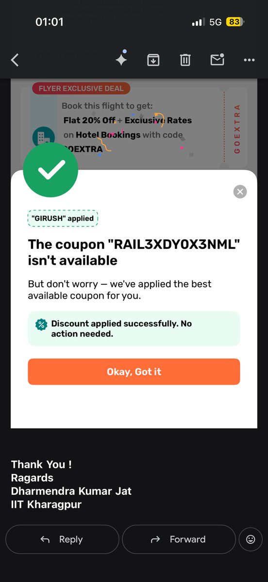 Dharmen71049800's tweet photo. 3 days passed but still no solution 
@goibibo 
@GoibiboSupport https://t.co/jxqN549joW