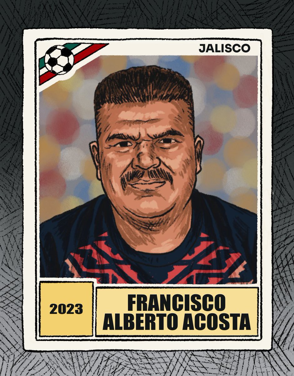 DesaparecerEnMx's tweet photo. 🇲🇽👤| Francisco Alberto Acosta, mejor conocido en las canchas de fútbol como el Gato Loco, es aficionado al @ClubAmerica.

Cuando las Águilas ganaron el bicampeonato de la @LigaBBVAMX varias personas subieron a sus estados de WhatsApp mensajes como "Este triunfo va para ti, mi Gato Loco".

Antes de desaparecer el 2 de noviembre de 2023, Francisco celebró su cumpleaños número 47 con un pastel, una camiseta y hasta globos con el escudo de su equipo favorito.

Esa misma playera es la que viste en la foto de su ficha de búsqueda.
➡️https://t.co/hVOUopff0H