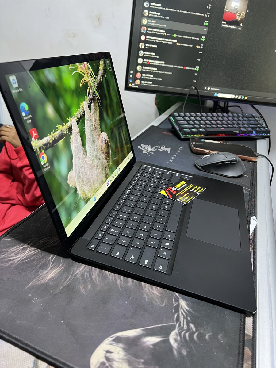 KypeITsolutions's tweet photo. Microsoft Surface Laptop 4
•Ryzen 5 Surface Edition (6 cores / 12 threads)
•16GB RAM
•256GB removable SSD
•13.5-inch high-resolution PixelSense touchscreen
•Premium aluminum build
•Excellent keyboard and touchpad
•Windows Hello facial recognition
•Wi-Fi 6
•Long battery life

Microsoft Surface Laptop 4 is an excellent premium ultrabook for productivity, students, and professionals. Its 3:2 touchscreen display provides more vertical workspace than a typical 16:9 laptop, making it especially comfortable for reading documents, coding, and web browsing.

Kes 40,000

Call 0707311340

Order online https://t.co/udKD21pzcl