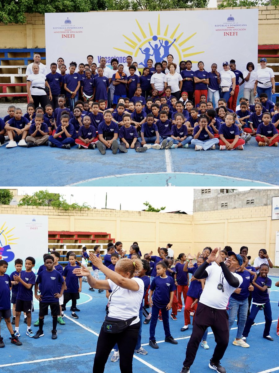 inefirdoficial's tweet photo. Cada sonrisa nos recuerda por qué hacemos esto. 💙☀️

Hoy compartimos una nueva jornada de “Vacaciones Felices con INEFI” en la Escuela República de Chile, en el sector San Carlos, junto a nuestros atletas @mambru17 @albertoozuna24, y @blancairisjackson , quienes acompañaron e inspiraron a nuestros niños a través del deporte y la recreación.

¡Seguimos llevando alegría, valores y experiencias inolvidables a cada comunidad! 

#SeguimosCumpliendo
#VacacionesFelicesConINEFI