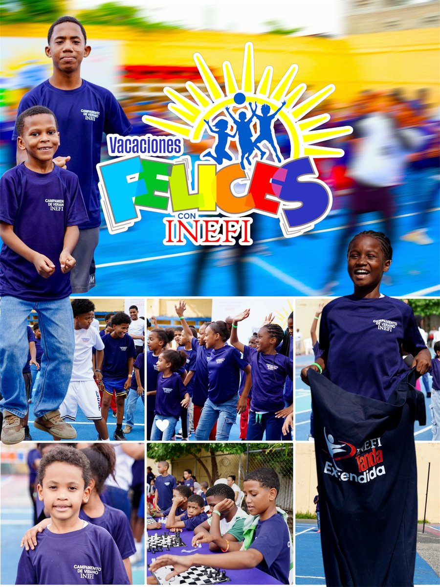 inefirdoficial's tweet photo. Cada sonrisa nos recuerda por qué hacemos esto. 💙☀️

Hoy compartimos una nueva jornada de “Vacaciones Felices con INEFI” en la Escuela República de Chile, en el sector San Carlos, junto a nuestros atletas @mambru17 @albertoozuna24, y @blancairisjackson , quienes acompañaron e inspiraron a nuestros niños a través del deporte y la recreación.

¡Seguimos llevando alegría, valores y experiencias inolvidables a cada comunidad! 

#SeguimosCumpliendo
#VacacionesFelicesConINEFI