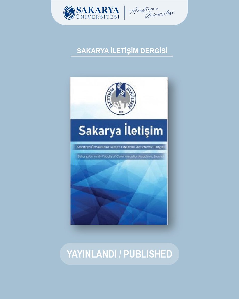 SauJournals's tweet photo. 📢 The June issue of our magazine called Sakarya Communication Magazine has been published.
👇To the articles and past issues in our new issue
You can access it through the official website of our magazine.
🔗To review now:
https://t.co/Wf5d356CKD
@sakaryauni 
@ProfDrHamzaAl https://t.co/4WHuDgLnOv