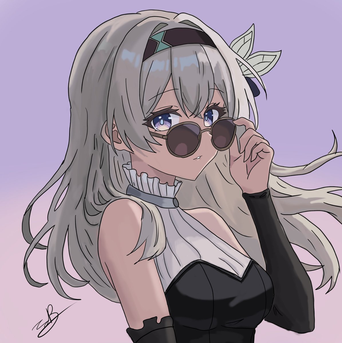 batzsumi's tweet photo. Firefly 💜
#FireflyHSR #HSRFanart #崩壊スターレイル #Firefly https://t.co/PuU9pwTAcM