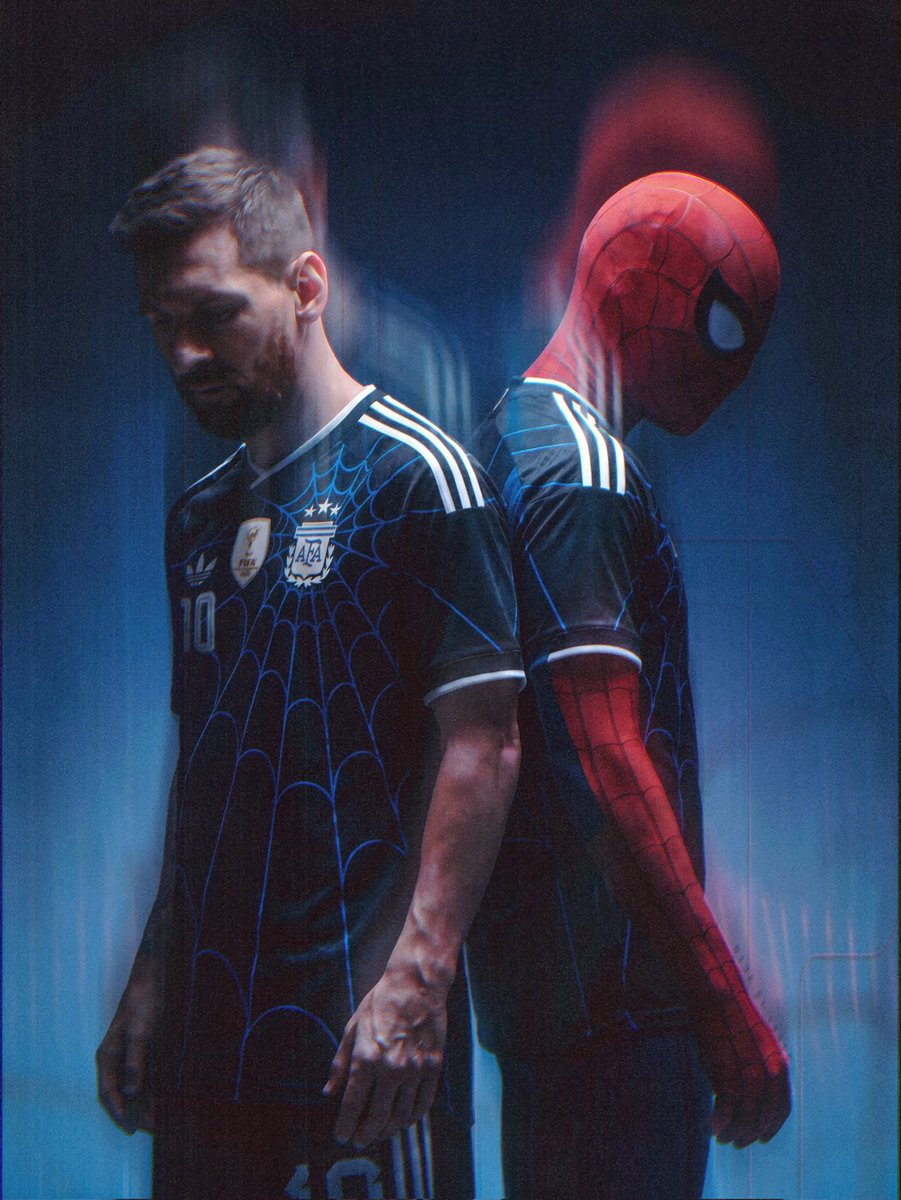 xPRKRx's tweet photo. Argentina x Spider Man Jersey Made by me 🎨 https://t.co/lqfs6KNYlR