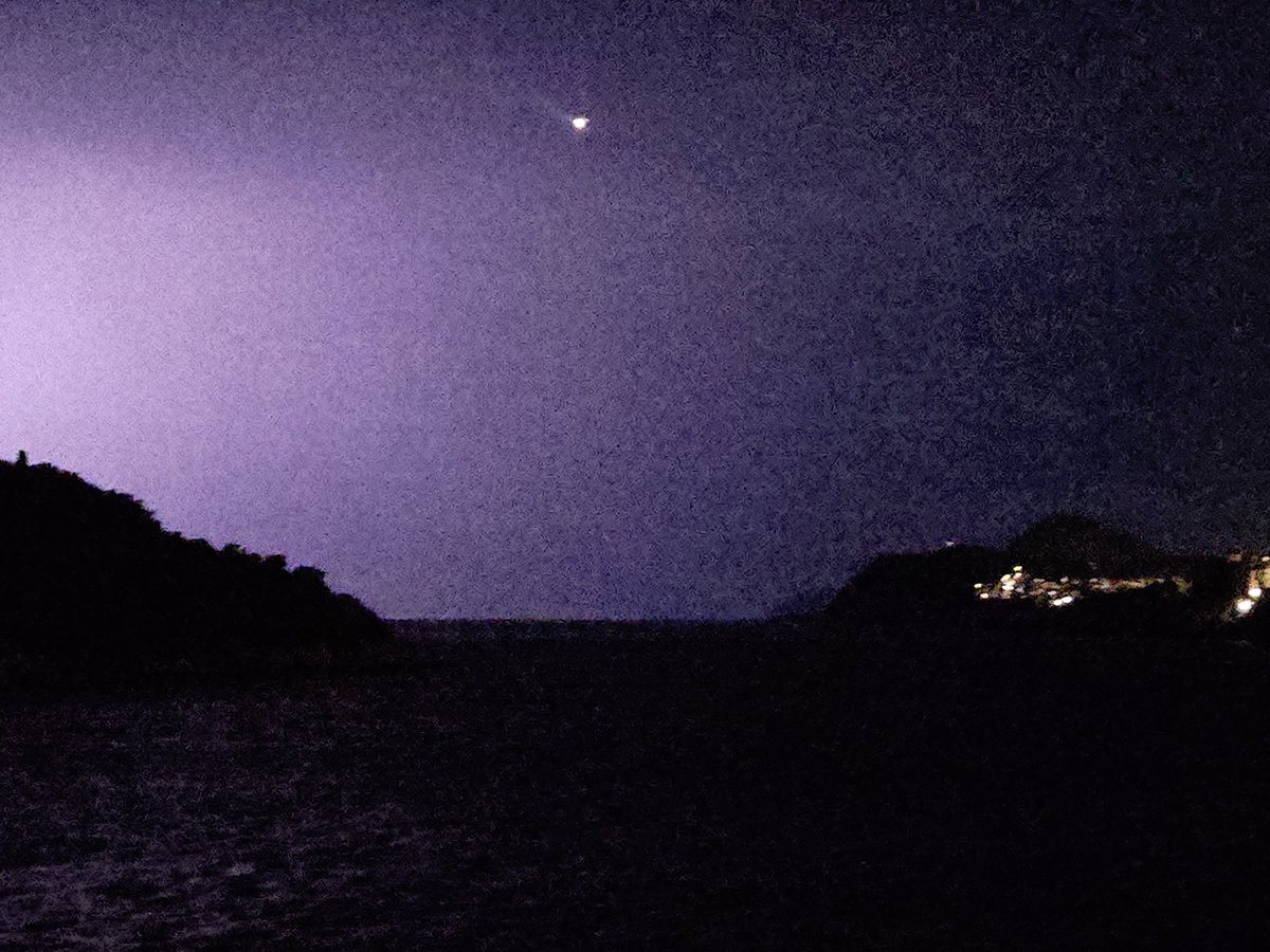 FANswag's tweet photo. A stormy night in Dubrovnik has cooled off the temps and hopefully will allow us to use full sails when leave for Kotor tonight. https://t.co/j7M2pz9p5p