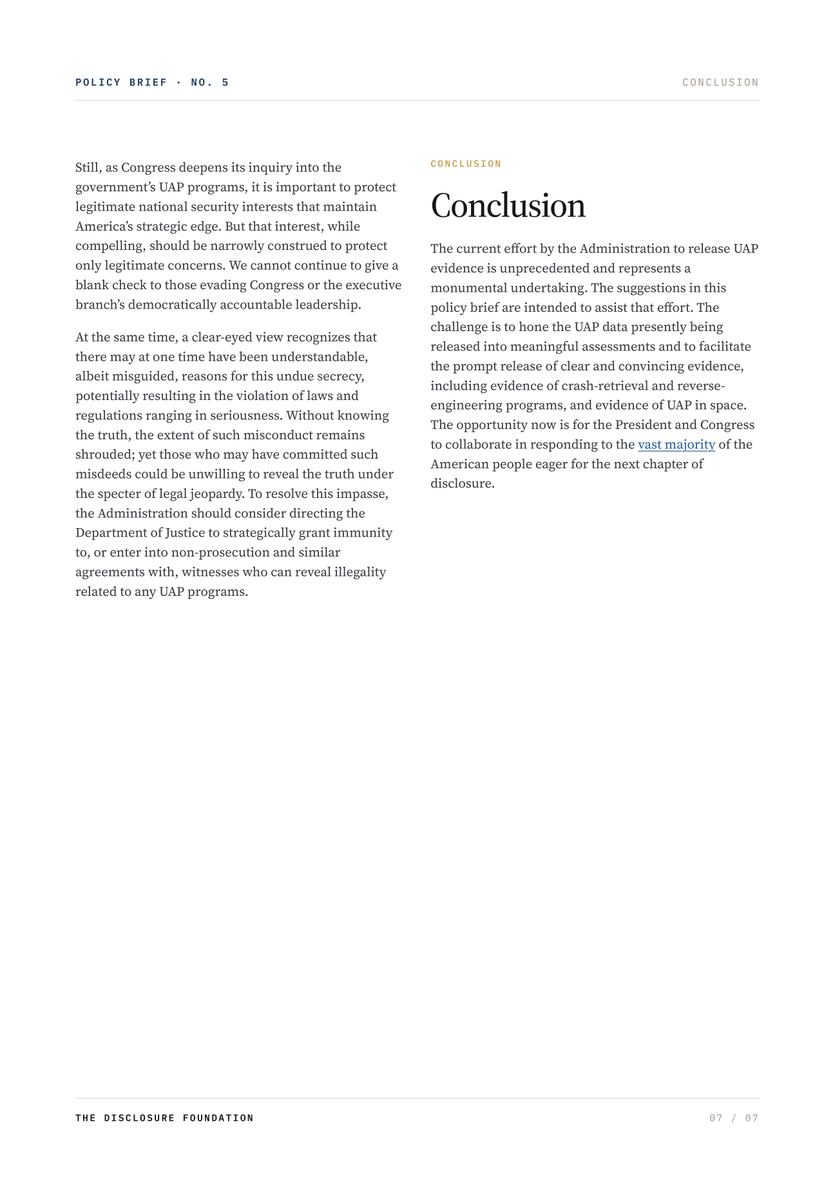 Disclosure Foundation tweet media