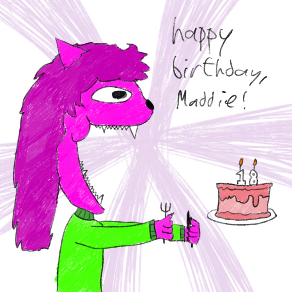 FuchsiaDaJelly's tweet photo. HAPPY BIRTHDAY @MBlanketlord!!!!!! you old THANG! https://t.co/yRH9VVsEP1