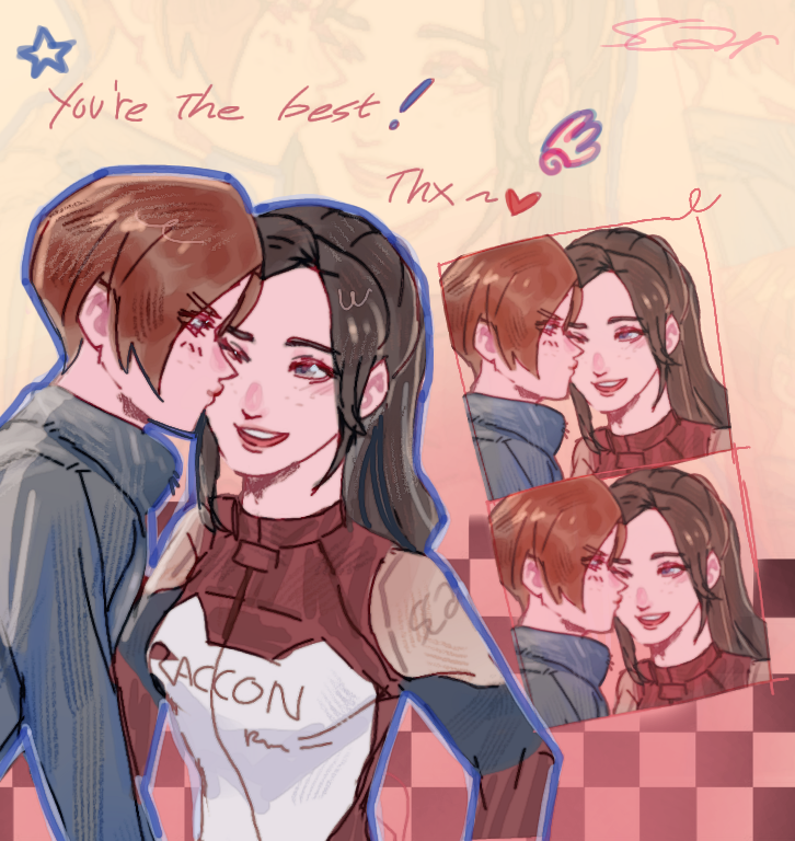 Aeonsscar's tweet photo. Another phone drawing tee hee #Cleve #スティクレ https://t.co/Pki1NFO6YP