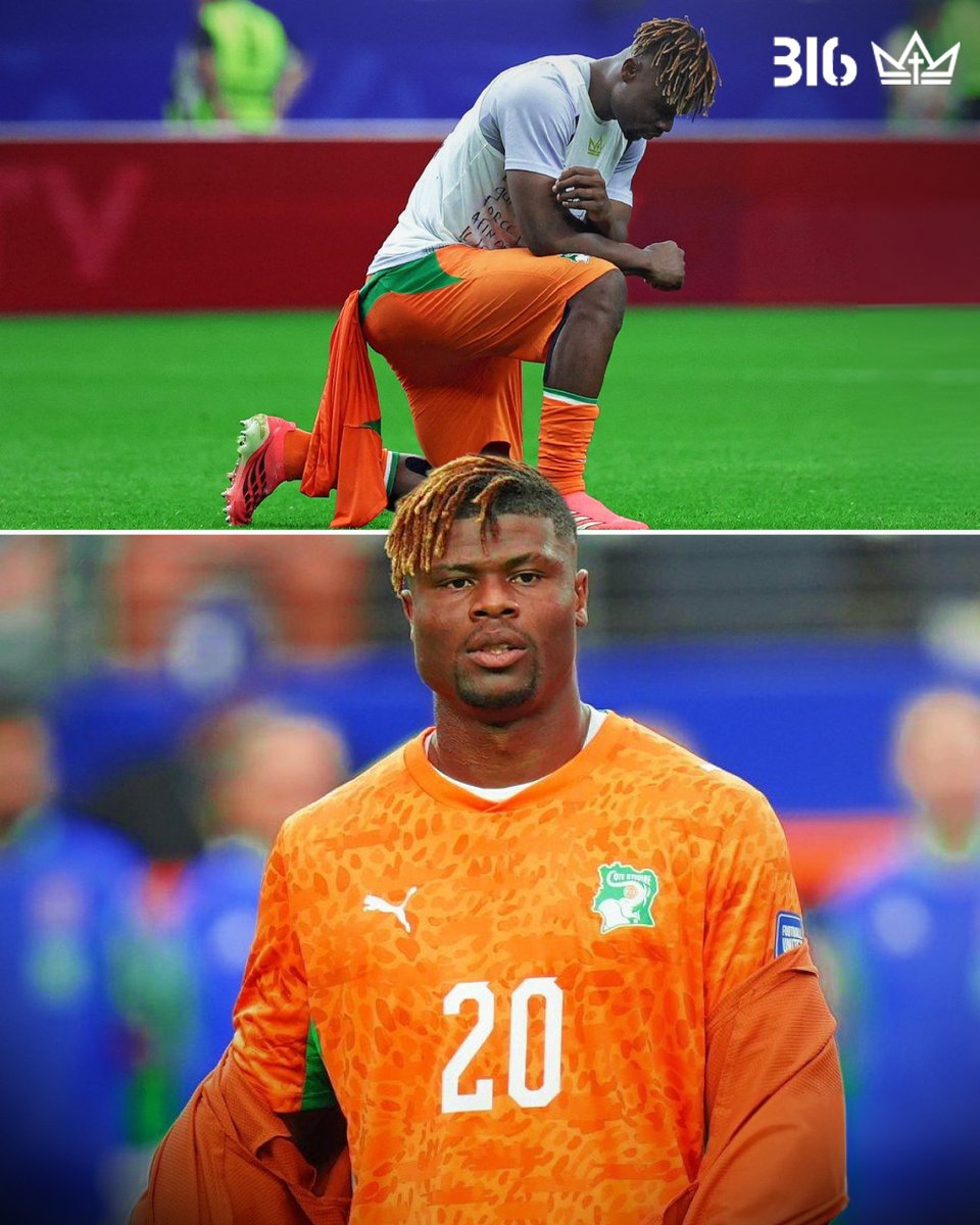 BallersinGod's tweet photo. When Ivory Coast's World Cup dream came to an end, Emmanuel Agbadou did something the world doesn't expect. He knelt in prayer.

👑⬇️ #TheKingsReturn https://t.co/Mr5HrLf0gY