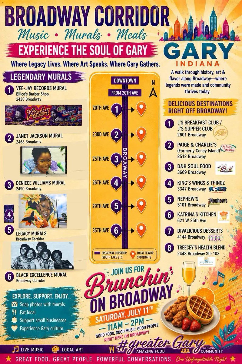 LifeIntheRegion's tweet photo. @thekhemistlives @GaryMillrat @GaryAREA @BLMGary @capitalb_gary @TalentfromGary @AmericanLotus29 I am so excited about the resurgence of my beloved hometown. Growing up in Gary, we always had parades, carnivals, etc.  Ok! I see ya 🥳‼️🤭❤️ https://t.co/zgsk42tbas