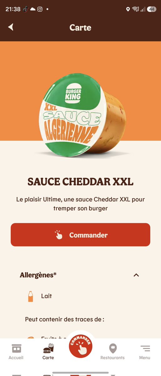 Pingu070224's tweet photo. @BurgerKingFR Sauce cheddar hein ? 🧐 https://t.co/vyeFc6Li0K