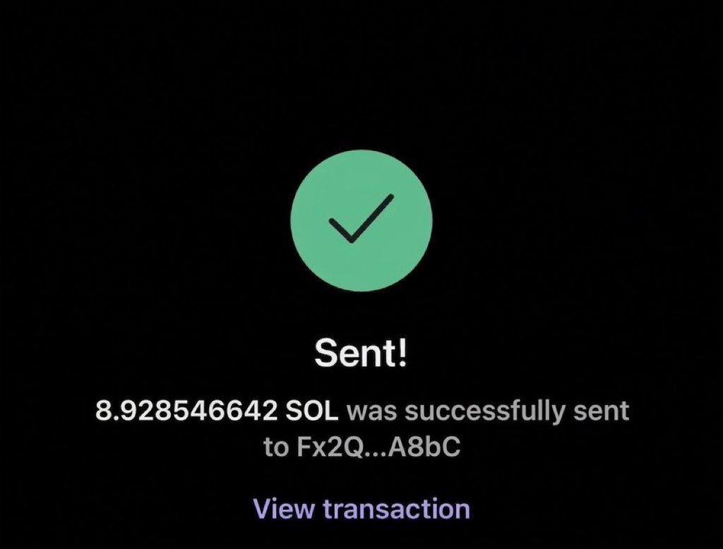 CyptoClaim's tweet photo. Paid! ✅ Sending out 8.928546642 $SOL to one of my active followers.

Always keeping my word 🤝

Want to be next? Make sure you're following, turn on notifications, and drop your wallet address! 🔔👇 https://t.co/lzjVbWN8B6