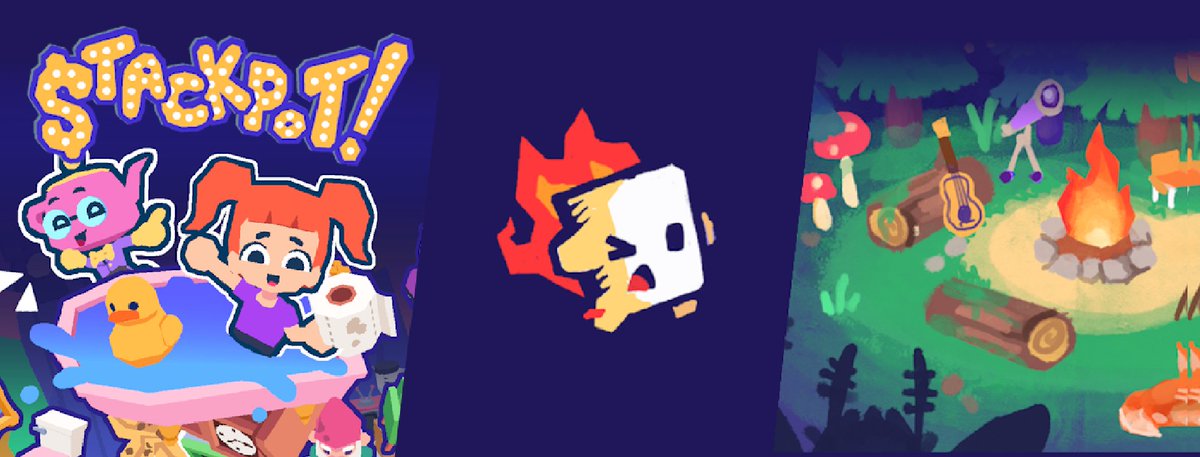 halftoasted_dev's tweet photo. we are halftoasted! 🔥🎮

follow our page if you'd like to keep up to date with Stackpot! and our in-development title 'Sit Around The Fire' https://t.co/ni9ObbxI3m