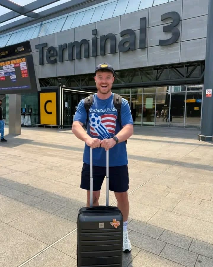 JaseInAmerica1's tweet photo. America I heard you’ve got a little soccer tournament happening right now…

It’d be rude to not pay you a little visit 👀

I’ll see you soon! I can’t wait to be back 🎉🇺🇸 https://t.co/rz12mSW9L2