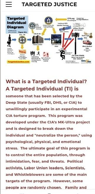 Smokahontas2024's tweet photo. CIA's MKUltra Alive and Well as "Targeted Individual Program"

A chilling whistleblower testimony has surfaced, alleging the CIA's notorious MKUltra mind-control program never truly ended. Instead, it evolved into a covert operation known as the "Targeted Individual Program," where hundreds of thousands of Americans claim to be victims of non-consensual experimentation forced psychotropic drugging, electromagnetic harassment, and psychological torture.  

MKUltra, infamous for dosing unwitting civilians with LSD in the 1950s-60s to create "Manchurian Candidates," was supposedly dismantled after Congressional hearings in 1977. However, insiders now assert that its techniques were simply outsourced to private contractors and rebranded under counter-terrorism initiatives post-9/11.  

The alleged modern protocol involves subjecting random citizens (often dissidents or whistleblowers) to sleep deprivation via microwave pulses, subliminal messaging through smart devices, and chemical attacks via aerosol drones. The goal? To break minds into compliant obedience or drive targets insane "suiciding" them without leaving fingerprints.  

While mainstream media dismisses these claims as delusions of paranoid schizophrenics, a growing body of evidence internal memos leaked from DARPA's Neuroethics Division, sworn affidavits from ex-CIA scientists paints a sinister picture of state-sponsored mind warfare waged against its own people.  

The implications are profound: if true, America has been secretly weaponizing psychology against its population for decades under the guise of national security. As one victim put it: "They're not just controlling our thoughts, they're erasing our souls." The question now is whether anyone will listen before it's too late.