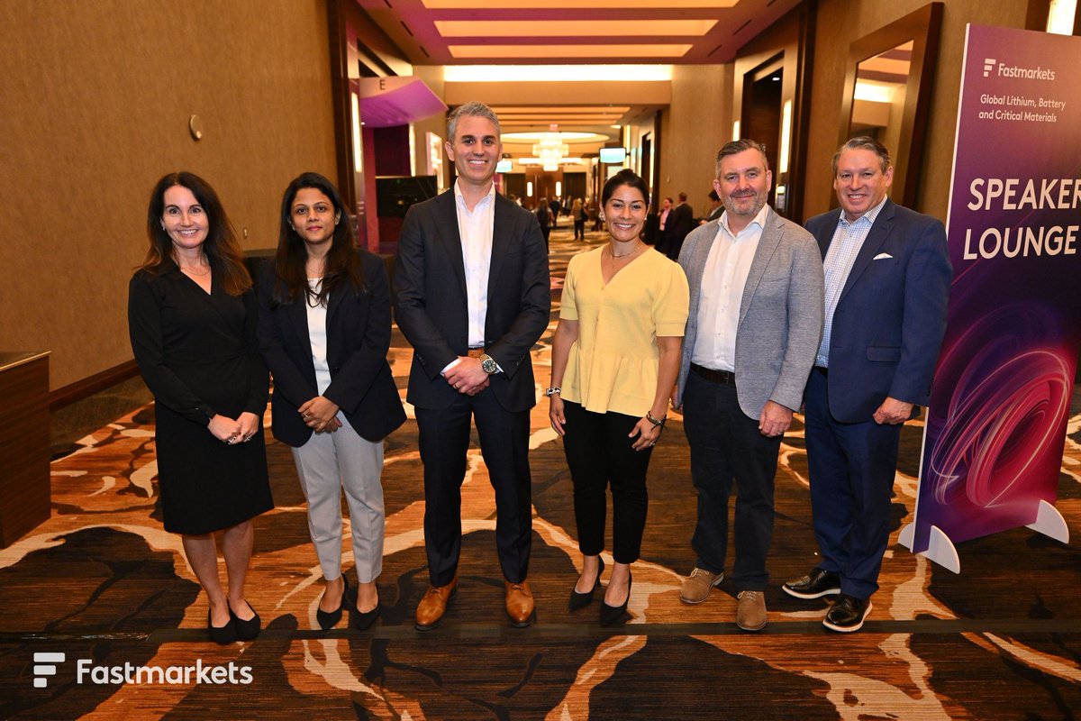 gbmaterials's tweet photo. Great to join the graphite panel at @Fastmarkets in Las Vegas last week. Thanks to Amy Bennett for moderating and to my fellow panelists for the thoughtful discussion on the future of #graphite and #criticalminerals. Appreciate Fastmarkets for bringing the industry together. https://t.co/SPbRPoD7ca