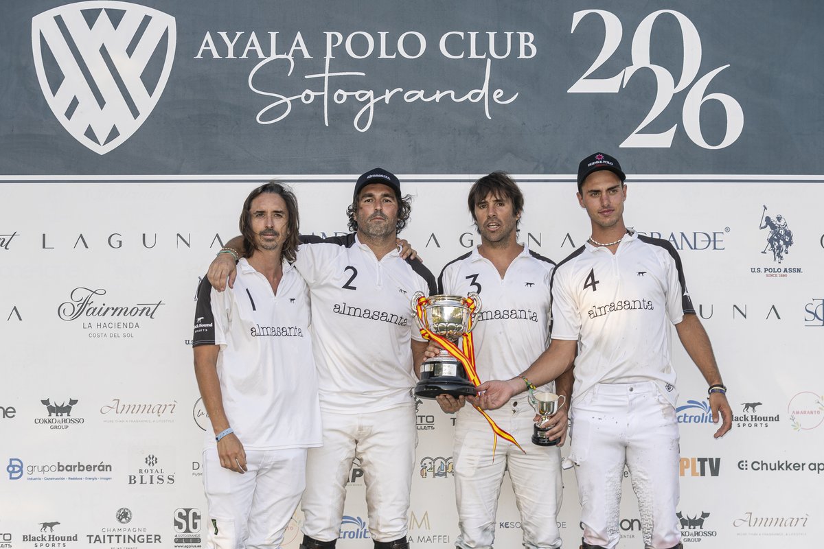 deportescg's tweet photo. 🐴 #polo #Almasanta se hace con el Open de España en #AyalaPoloClub al ganar 9-7 a 1890 Polo con 7 goles de Santiago Cernadas y triunfos de #deltadefence y #AlmigosDüsseldorf en las copas Kai y Mar de Sazzón @rfhe_ #AndaluzaPolo #SanRoque #sotogrande

https://t.co/o1v6YRa2eb https://t.co/msOsUGMzXj