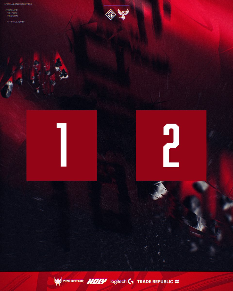 JoblifeEsport's tweet photo. 7-13 La marche était un peu trop grande ❌

GG WP @RebornVLRgg 👏

On part en lower bracket et ça commence demain vers 19h30 contre le perdant de MISA vs MIR.

#JOBLIFE https://t.co/jU5GaxV5Ac