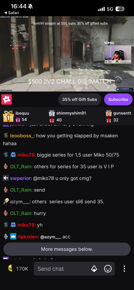 Slixzah's tweet photo. @ripkxden Are you missing the bit where you didn’t send for 4 whole rounds ? Then I say others and you straight after that say you sent ?? Portray the whole story u retard https://t.co/BWLVT6FgWC