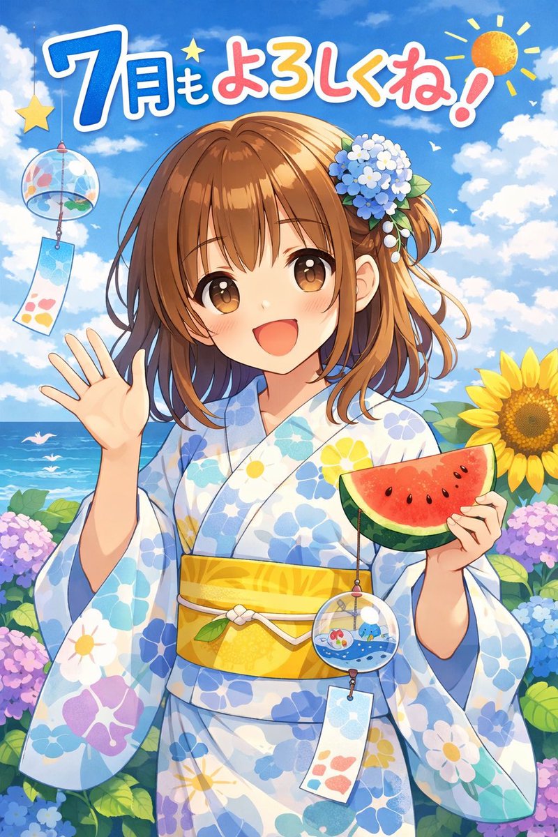 kaorumero's tweet photo. 7月1日
おはようございます✨️✨️

今日から7月…
いよいよ夏本番(´･ω･`;)

7月もマイペースにやっていきます✋

よろしくね💕︎

#おはよう
#マイメロ
#いいね
#ウマ娘
#ちいかわ
#7月 https://t.co/m8PVRXirNQ
