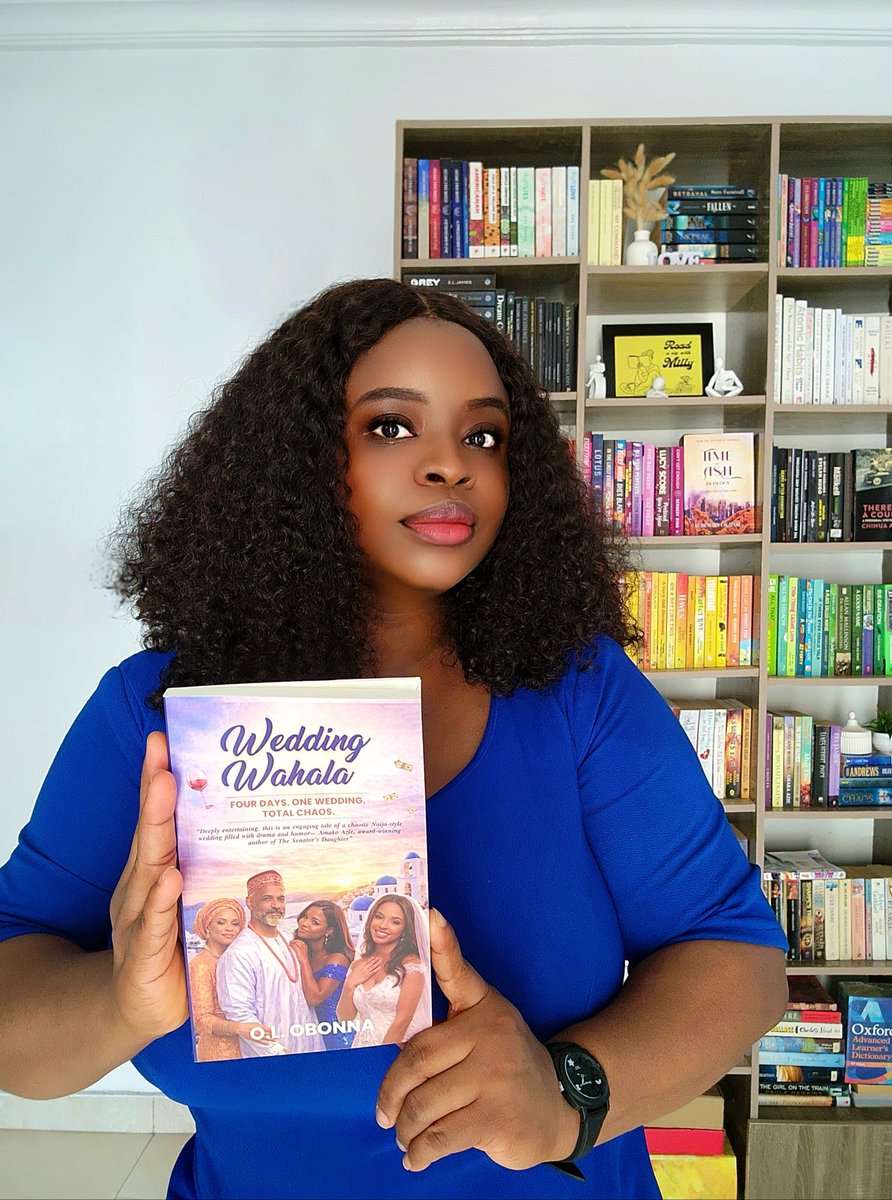 readwithmilly's tweet photo. POV: You're invited to a destination wedding in Santorini, Greece... except it's through the pages of a book... 🇬🇷💍✈️

Wedding Wahala by O. L. Obonna. Can't wait to read this! https://t.co/id3200WsRy