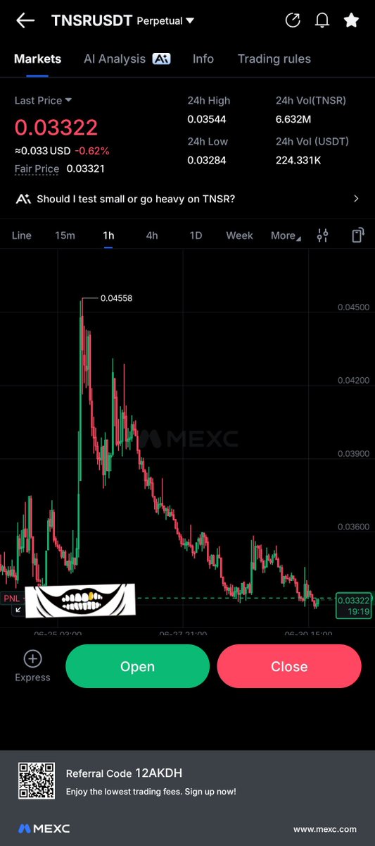 PEN_UPme's tweet photo. 🚨🚨🚨
$TNSR look from 3 TM (Time Frame)
LONG Swing TP at 0.3500

#WAGMI 💰 https://t.co/YcqPj188kd