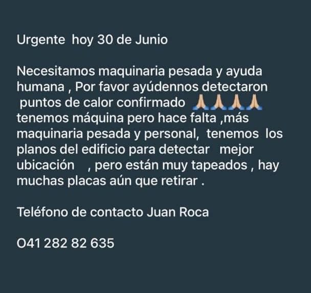 iamnotkimm's tweet photo. ‼️‼️‼️Se logró detectar personas con vida en Macuto recidencias Gradisca, se necesita apoyo de personas y maquinarias‼️‼️‼️🚨🚨🚨🚨

DIFUNDAN POR FAVOR https://t.co/0MQjgDlkC1