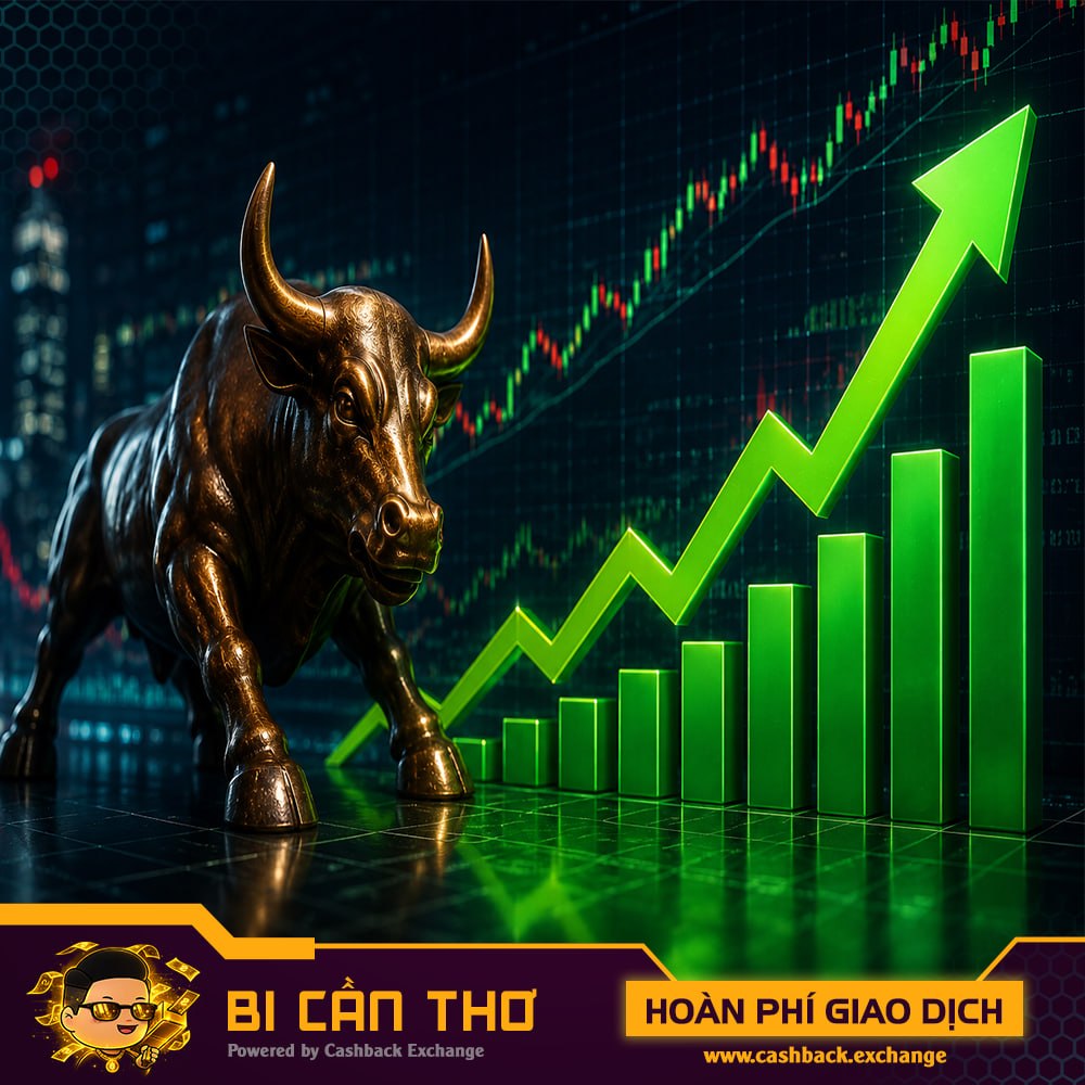 BiCanTho's tweet photo. HỢP ĐỒNG TƯƠNG LAI S&P 500 TĂNG LÊN ĐỈNH TRONG NGÀY

Hợp đồng tương lai chỉ số S&P 500 tiếp tục mở rộng đà tăng lên 0,2%, chạm mức cao nhất trong phiên giao dịch trong ngày. Theo Jin10, diễn biến này đánh dấu mức đỉnh tạm thời của hợp đồng tương lai S&P 500 trong phiên hiện tại.

Đà tăng nhẹ của S&P 500 Futures cho thấy tâm lý thị trường chứng khoán Mỹ đang có phần tích cực hơn trong ngắn hạn. Tuy nhiên, mức tăng 0,2% vẫn còn khá thận trọng, cho thấy nhà đầu tư có thể đang chờ thêm tín hiệu từ dữ liệu kinh tế, lãi suất hoặc các yếu tố vĩ mô trước khi đẩy mạnh vị thế.