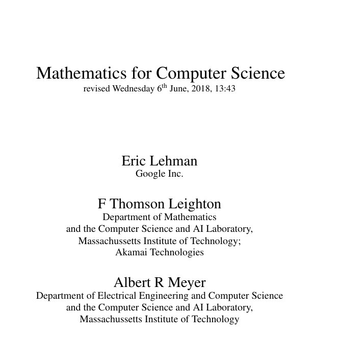 Riazi_Cafe_en's tweet photo. MIT's "Mathematics for Computer Science".  

PDF available at: https://t.co/lzB0hHGsEs https://t.co/CqZDsnJZVl