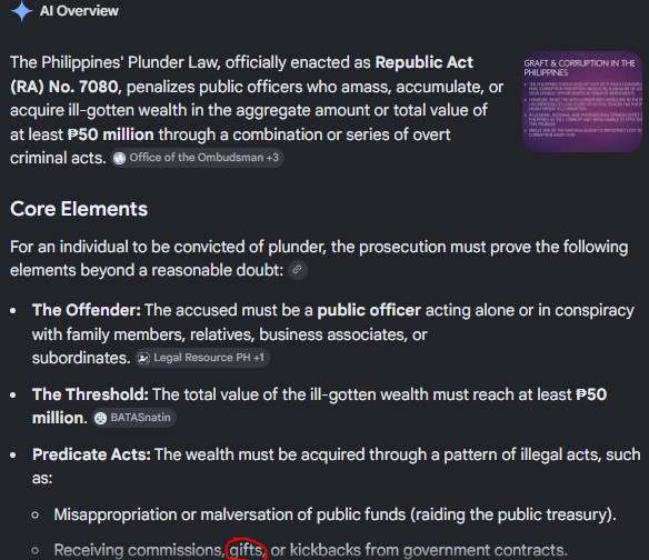 jam_paps's tweet photo. @BTSkookiepie @imtheatan Hindi nag-declare ng SOCE o statement of contribution &amp; expenditure si Marcoleta. Doon pa lang hindi na sya sumunod sa batas. Tapos inamin nya na tumanggap sya ng pera noong party-list congressman pa sya. Bribery yun. Plunder kung aabot ng 50Million. 75Million yung inamin nya. https://t.co/BVEWzSpuv7