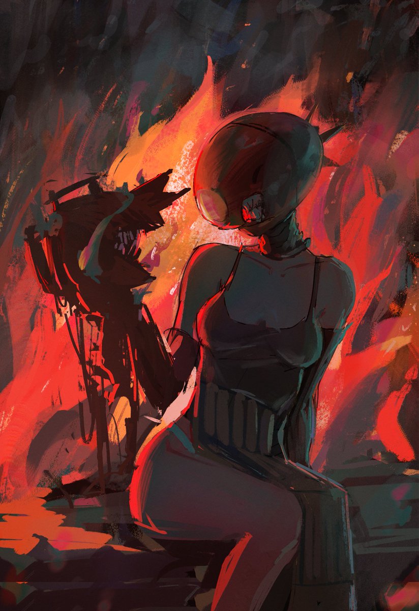 VideoArtGame's tweet photo. Illustration | Chainsaw Man - Bomb Devil

Artist: @shastro_art https://t.co/SrGKLfDGAQ